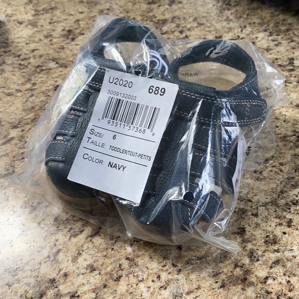 Toddler Fisherman Sandals- Navy